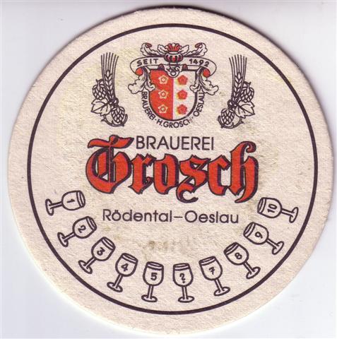 rdental co-by grosch rund 1a (215-brauerei grosch-schwarzrot)
